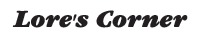 Lore's Corner logotype